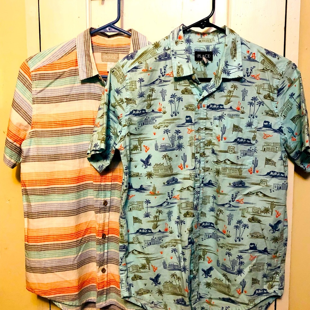Place 2 Button down shirts!!! XXL boy